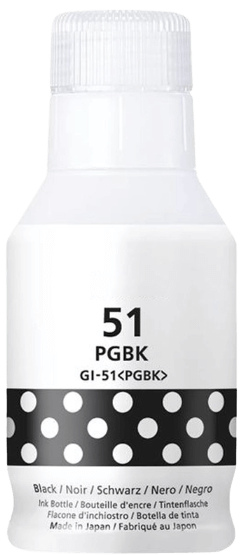 Canon GI-51PGBK / 4529C001 pigment svart bläck refill - Kompatibel