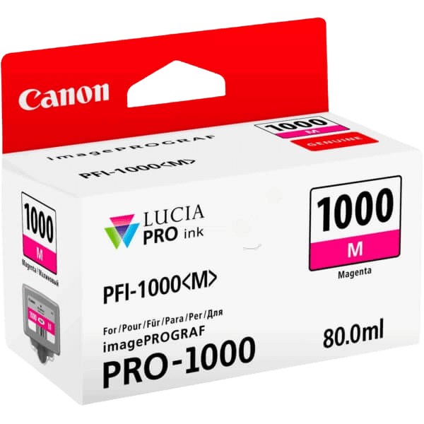 Canon PFI-1000M / 0548C001 magenta bläckpatron - Original