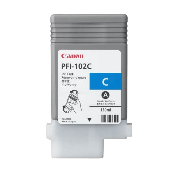 Canon PFI102C / 0896B001 cyan bläckpatron - Original