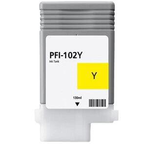 Canon PFI102Y / 0898B001 gul bläckpatron - Kompatibel