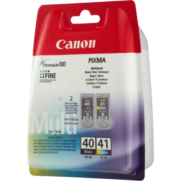 Canon PG-40 / CL-41 / 0615B043 CMYK rabattpaket - Original
