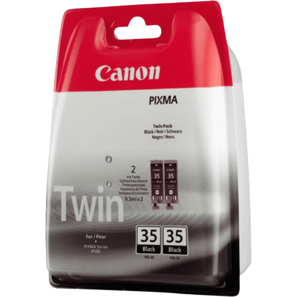 Canon PGI-35BK / 1509B012 svart twin pack bläckpatron - Original