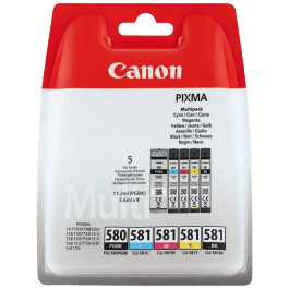Canon PGI-580 + CLI-581 / 2078C005 CMYK rabattpaket - Original