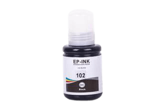 Epson 102 / C13T03R140 svart bläck refill - Kompatibel