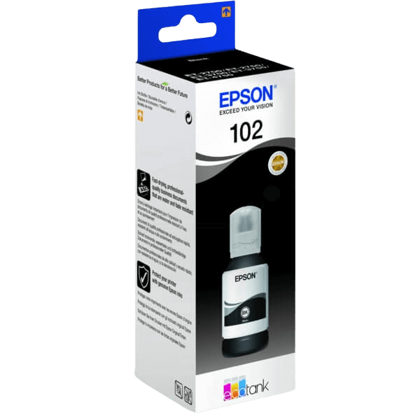 Epson 102 / C13T03R140 svart bläck refill - Original