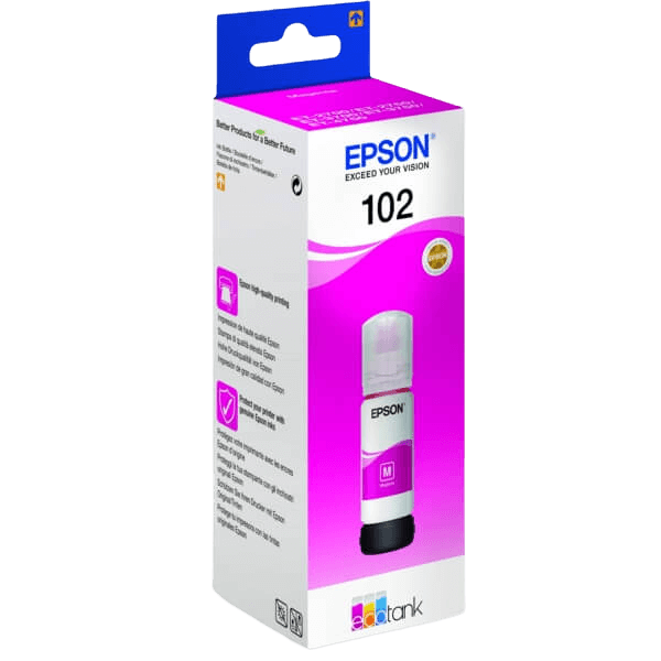 Epson 102 / C13T03R340 magenta bläck refill - Original