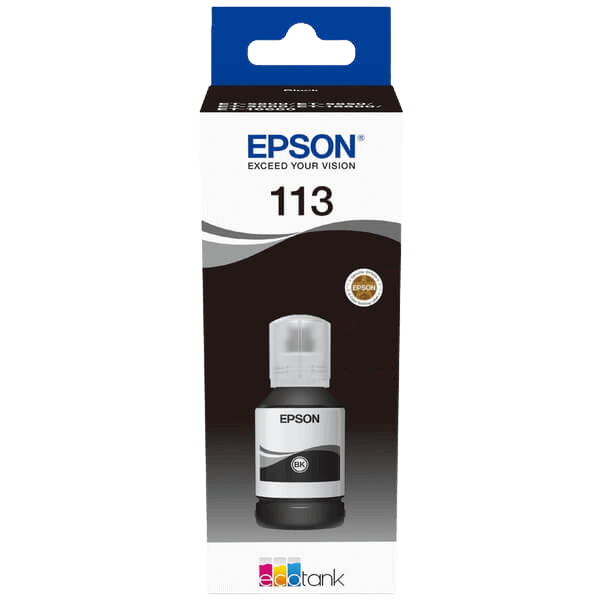 Epson 113 / C13T06B140 svart bläck refill - Original
