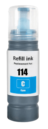 Epson 114 / C13T07B240 cyan bläck refill - Kompatibel