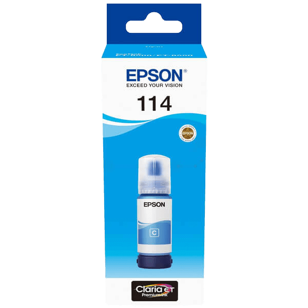 Epson 114 / C13T07B240 cyan bläck refill - Original