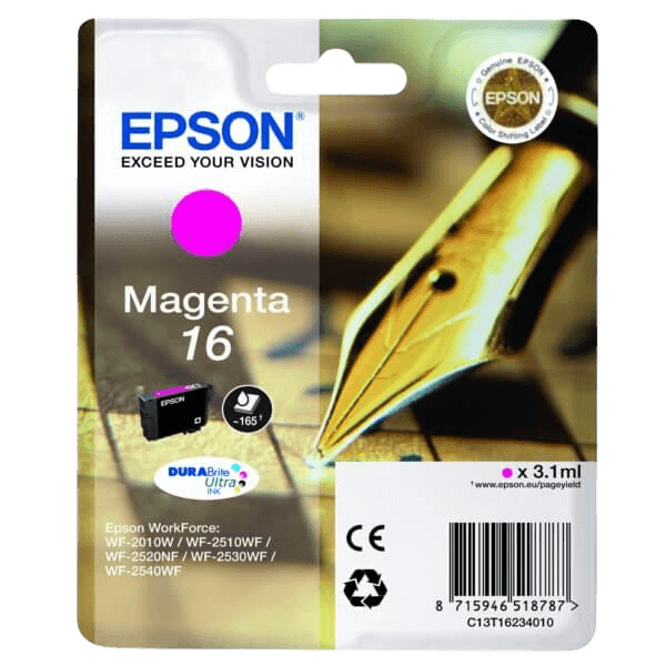 Epson 16 / C13T16234012 magenta bläckpatron - Original