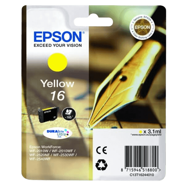 Epson 16 / C13T16244012 gul bläckpatron - Original