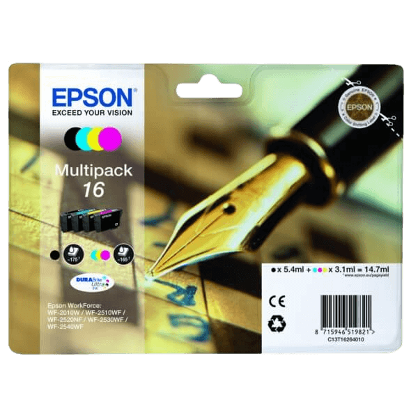 Epson 16 / C13T16264012 CMYK rabattpaket - Original