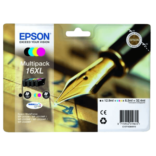 Epson 16 / C13T16364012 CMYK XL rabattpaket - Original