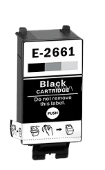 Epson 266 / C13T26614010 svart bläckpatron - Kompatibel