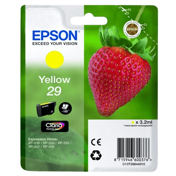 Epson 29 / C13T29844012 gul bläckpatron - Original