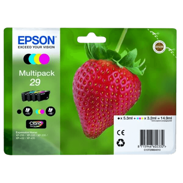 Epson 29 / C13T29864012 CMYK rabattpaket - Original