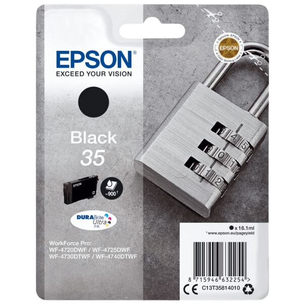 Epson 35 / C13T35814010 svart bläckpatron - Original
