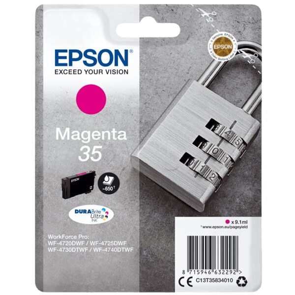Epson 35 / C13T35834010 magenta bläckpatron - Original