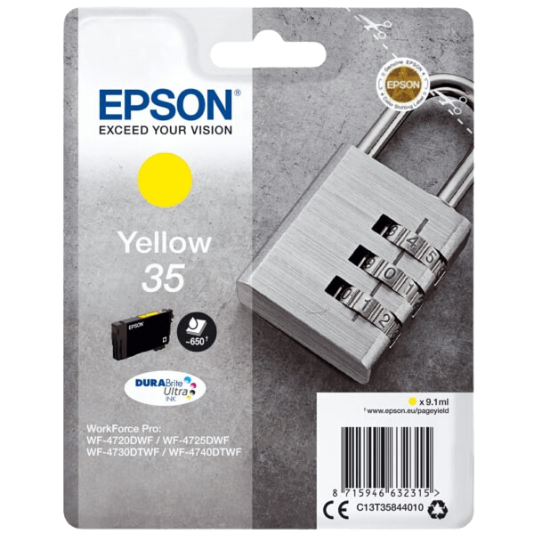Epson 35 / C13T35844010 gul bläckpatron - Original