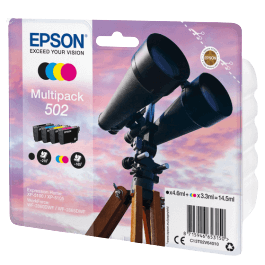 Epson 502 / C13T02V64010 CMYK rabattpaket - Original