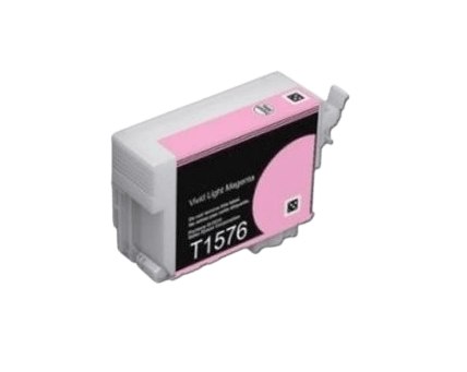 Epson T1576 / C13T15764010 ljus magenta bläckpatron - Kompatibel