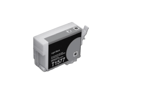Epson T1577 / C13T15774010 ljus svart bläckpatron - Kompatibel