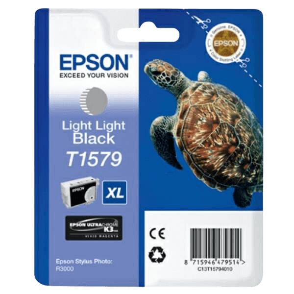 Epson T1579 / C13T15794010 light light svart bläckpatron - Original