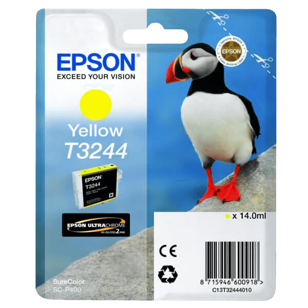 Epson T3244 / C13T32444010 gul bläckpatron - Original