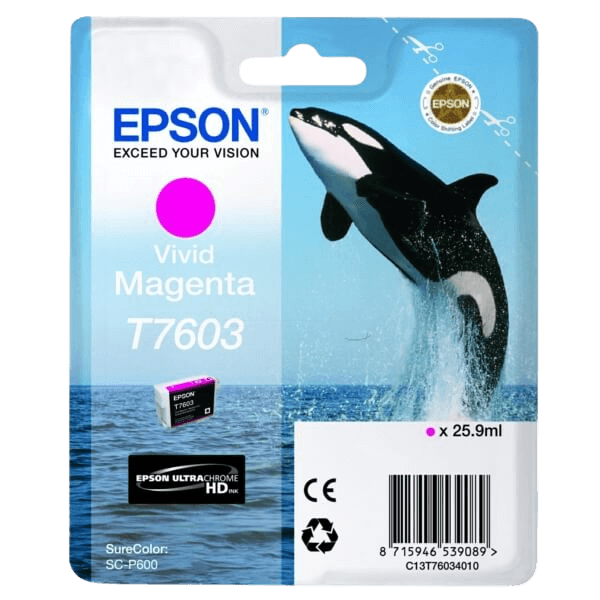 Epson T7603 / C13T76034010 magenta bläckpatron - Original