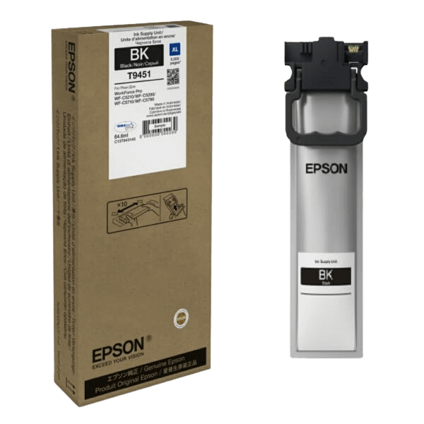 Epson T9451 / C13T945140 svart XL bläckpatron - Original