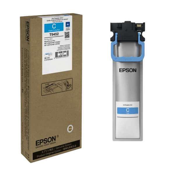 Epson T9452 / C13T945240 cyan XL bläckpatron - Original