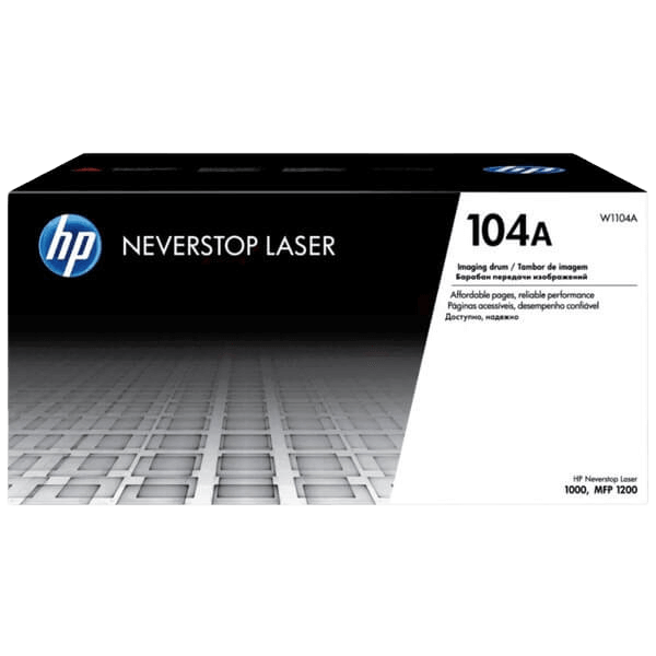 HP 104A / W1104A svart trumma - Tillbehör - Original