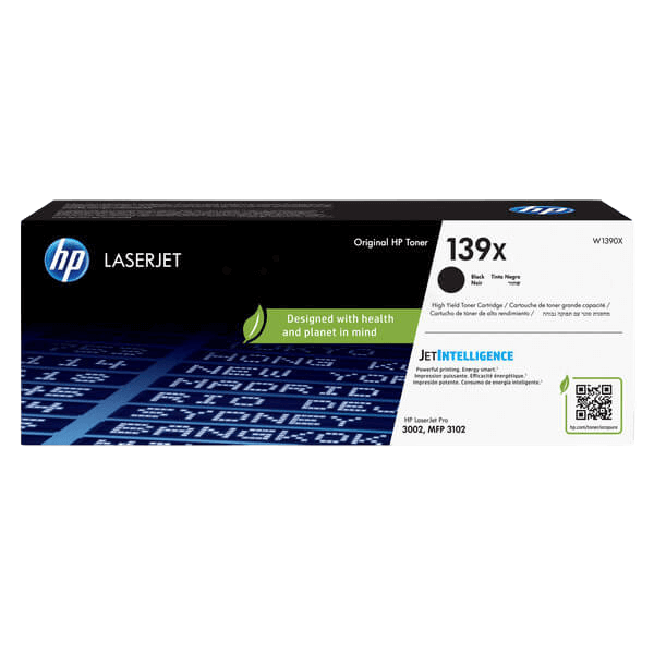 HP 139X / W1390X svart XL toner - Original