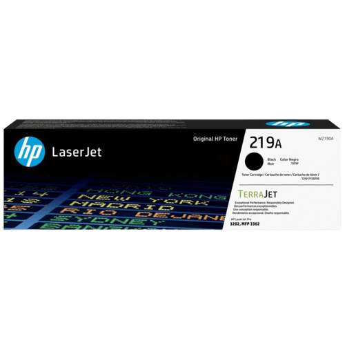 HP 219A / W2190A svart toner - Original