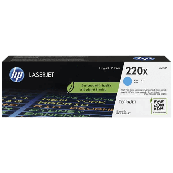 HP 220X / W2201X cyan XL toner - Original