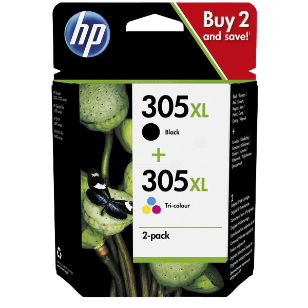HP 305 / 6ZA94AE CMYK XL rabattpaket - Original