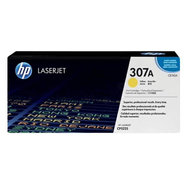 HP 307A / CE742A gul toner - Original