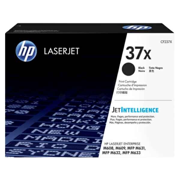 HP 37X / CF237X svart XL toner - Original