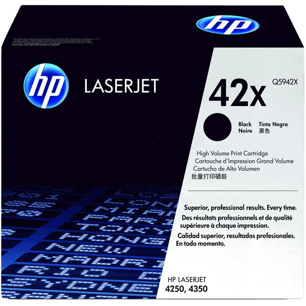HP 42X / Q5942X svart XL toner - Original