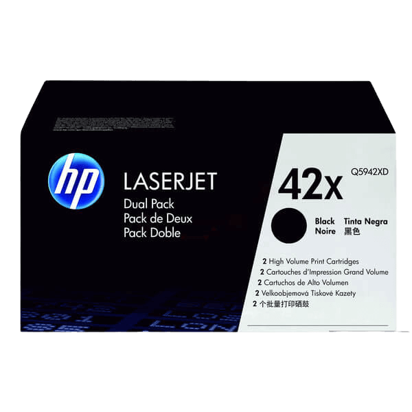 HP 42XD / Q5942XD svart XXL toner - Original