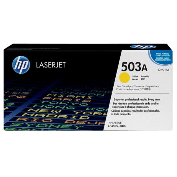 HP 503A / Q7582A gul toner - Original