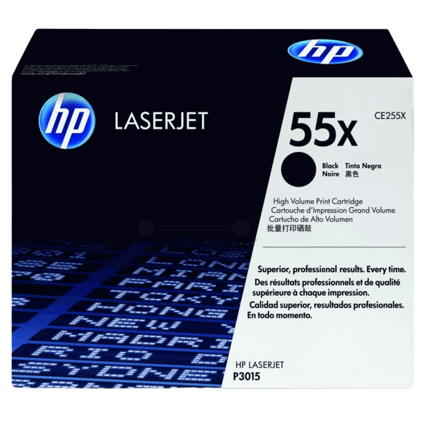 HP 55X / CE255X svart XL toner - Original