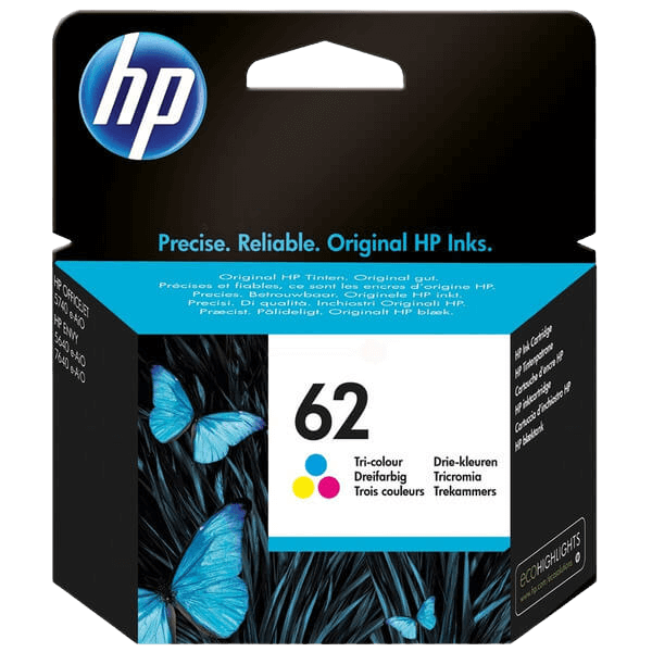 HP 62 / C2P06AE 3 färger i en bläckpatron - Original