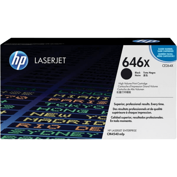 HP 646X / CE264X svart XL toner - Original