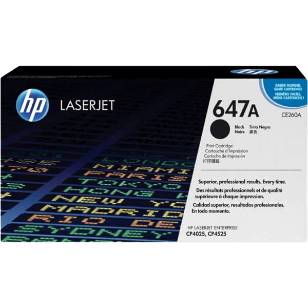 HP 647A / CE260A svart toner - Original