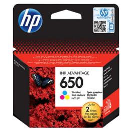 HP 650 / CZ102AE 3 färger i en bläckpatron - Original