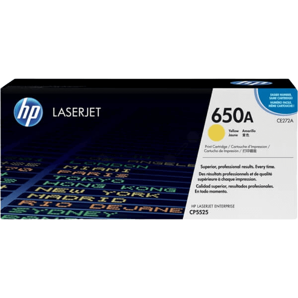 HP 650A / CE272A gul toner - Original