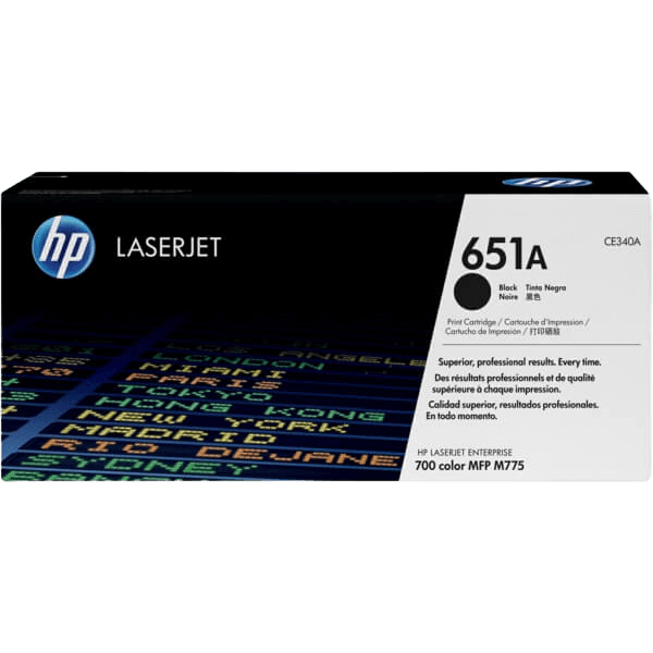 HP 651A / CE340A svart toner - Original