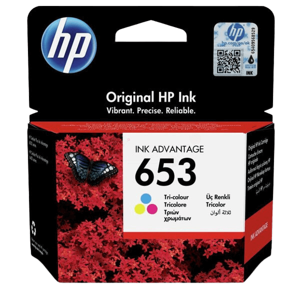 HP 653 / 3YM74AE CMY bläckpatron - Original