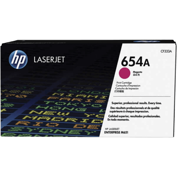 HP 654A / CF333A magenta toner - Original